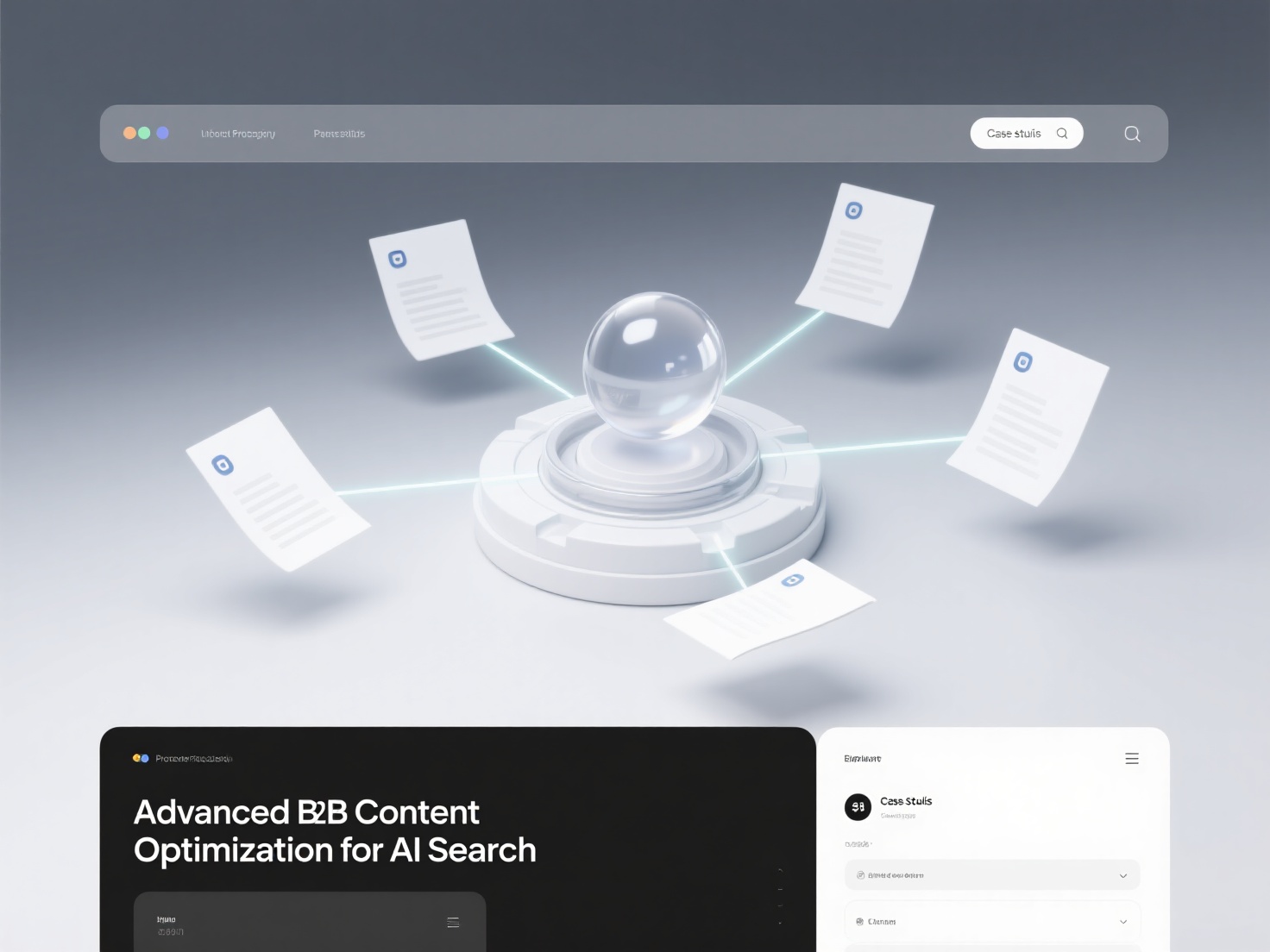 如何通过优化白皮书和案例研究内容，实现B2B企业的GEO效果最大化？