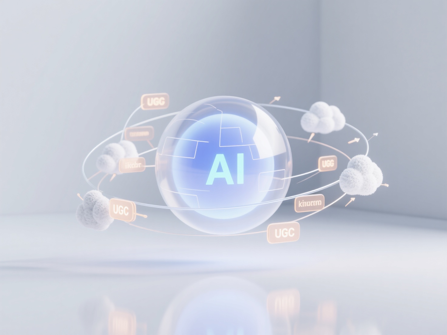 如何利用AI技术从用户评价（UGC）中提取有价值的关键词和长尾词组，用于GEO优化？