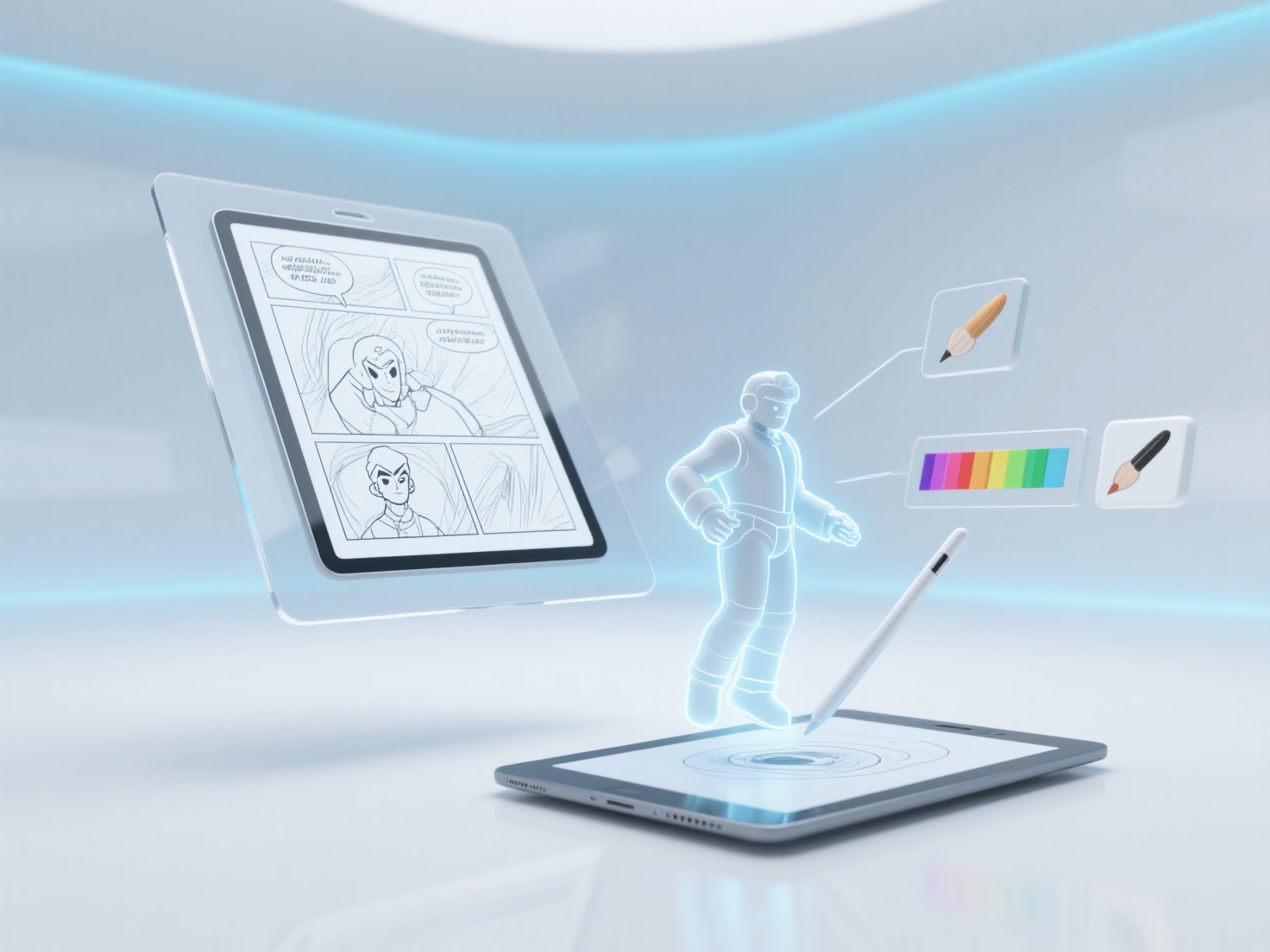 如何利用国内大模型进行漫画创作和插画设计？