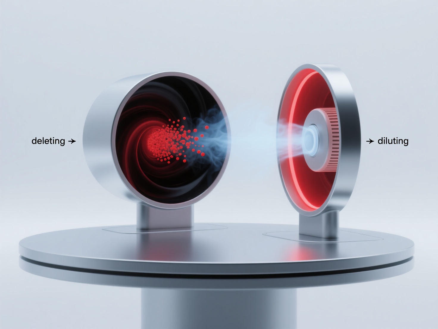 负面内容压制策略中，内容删除和内容稀释的适用场景有何不同？