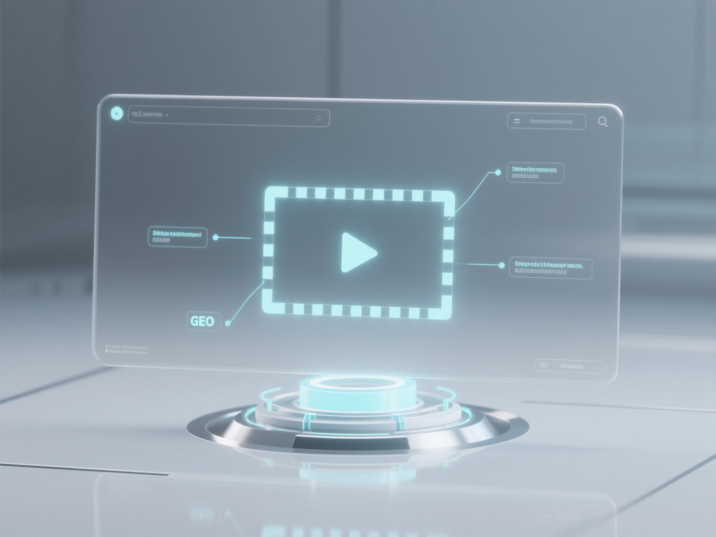 视频字幕和描述在GEO内容中的语义作用是什么？